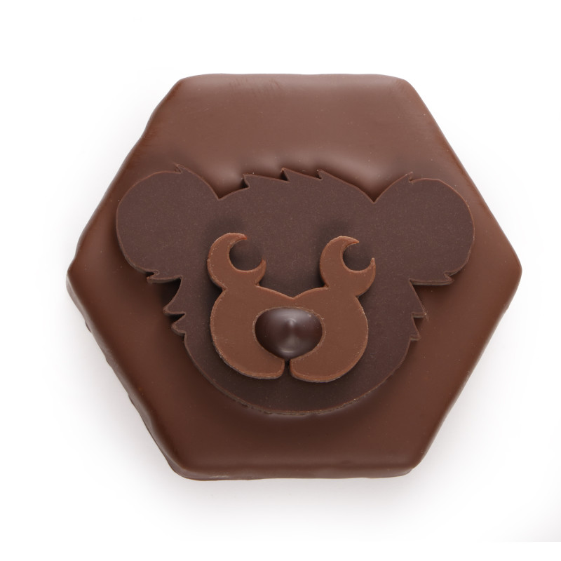 Ours praliné pétillant chocolat au lait