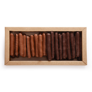 Duo orangettes citronnettes de Noël chocolats Joyeuses Fêtes livraison cadeau chocolat de fin d'année en 24h