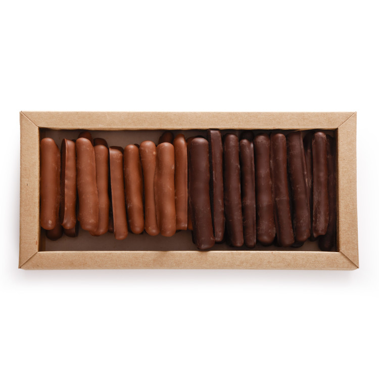 Duo orangettes citronnettes de Noël chocolats Joyeuses Fêtes livraison cadeau chocolat de fin d'année en 24h