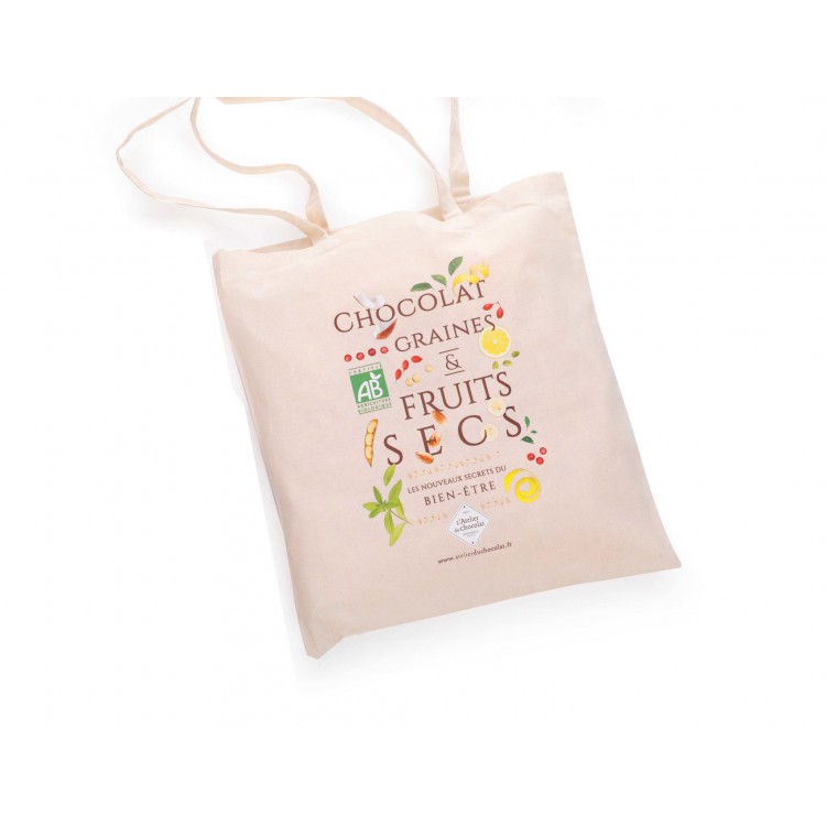 Assortiment de tablettes de chocolat bio + tote bag