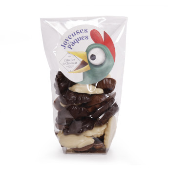 Coffret trésors du lapin en chocolat de Pâques