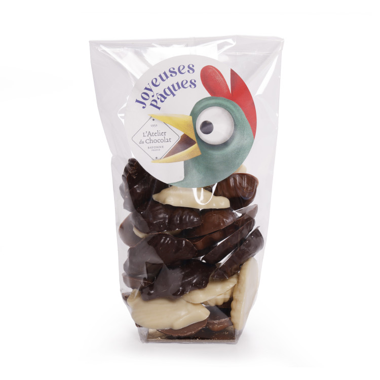 Coffret trésors du lapin en chocolat de Pâques