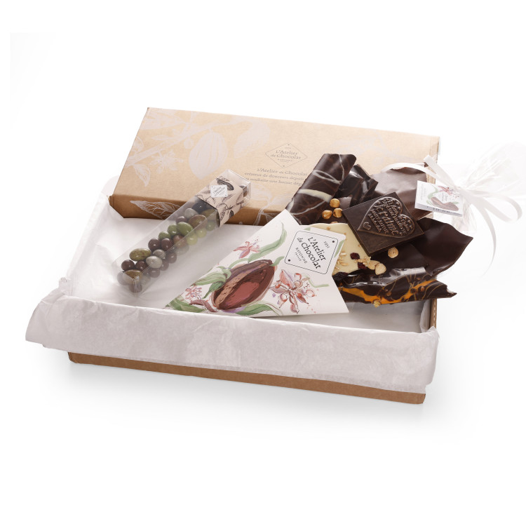 Bouquet de Chocolat Je t’aime et ses galets des gaves