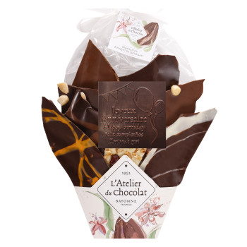 Bouquet de chocolat Joyeux anniversaire livraison express cadeau chocolat anniversaire atelier du chocolat