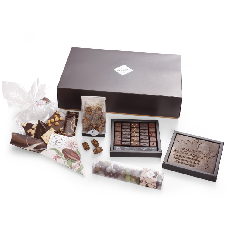 Coffret cadeau chocolats événement
