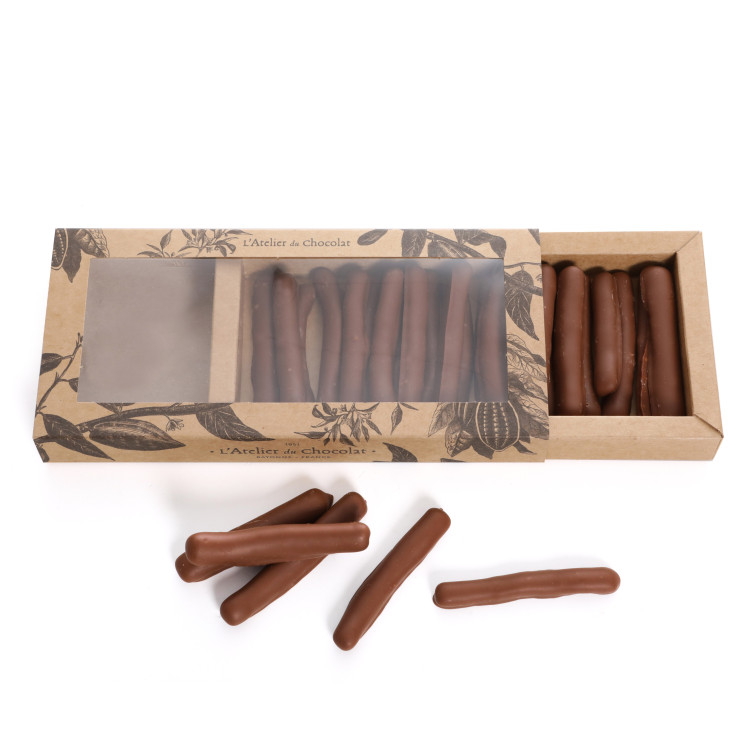 Boîte de citronnettes chocolat au lait
