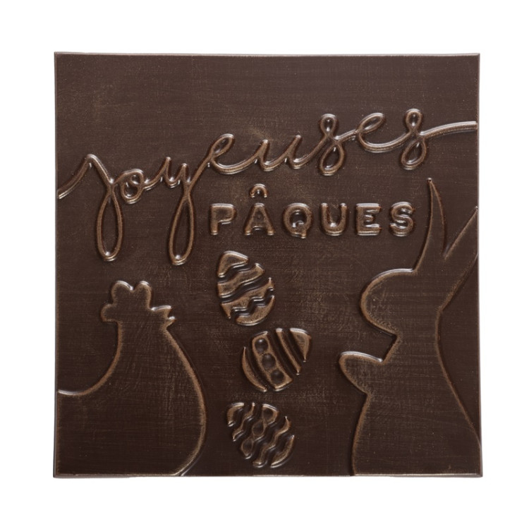 Composition chocolats Joyeuses Pâques et son lapin de Pâques