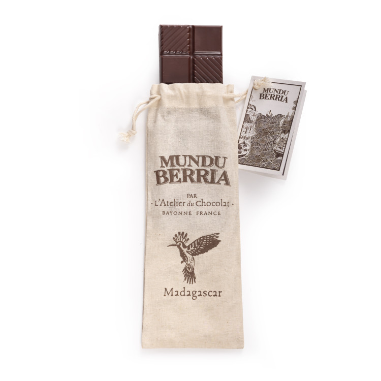 TABLETTE CHOCOLAT NOIR MADAGASCAR MUNDU BERRIA GRANDES ORIGINES