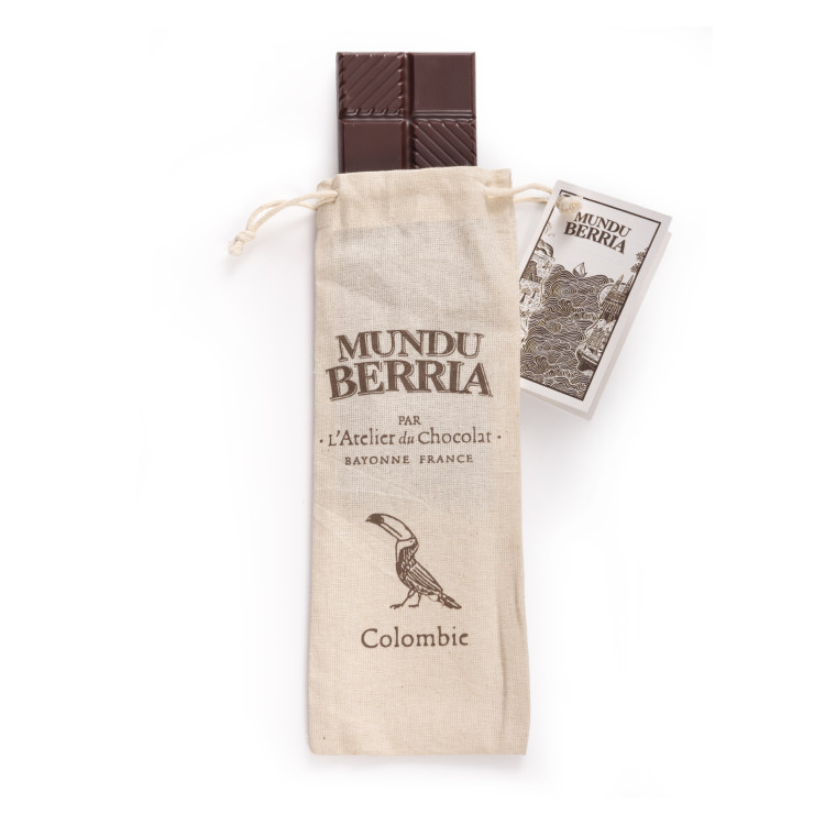 Tablette chocolat noir Colombie - Mundu Berria