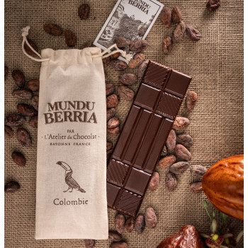 Tablette chocolat noir Colombie - Mundu Berria