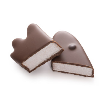 Fantômes guimauve fraise chocolat lait halloween