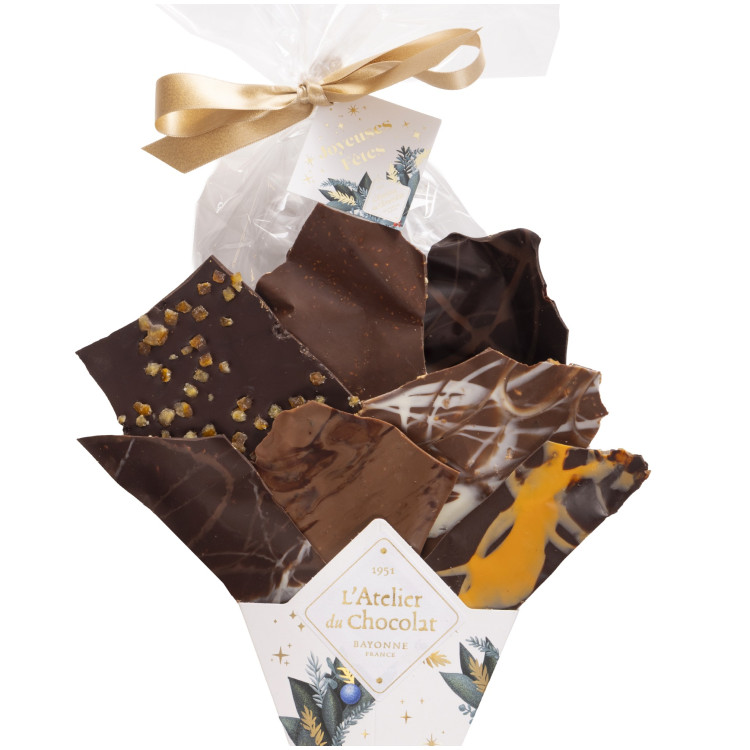 BOUQUET DE CHOCOLAT JOYEUSES FÊTES LIVRAISON CADEAU ORIGINAL CHOCOLATS NOEL ATELIER DU CHOCOLAT