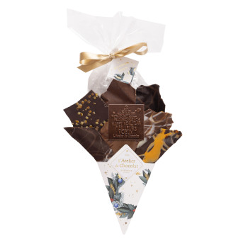 Bouquet de chocolat et son mini carré meilleurs voeux