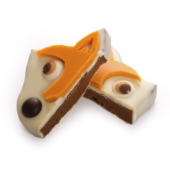 Renard praliné nature chocolat blanc