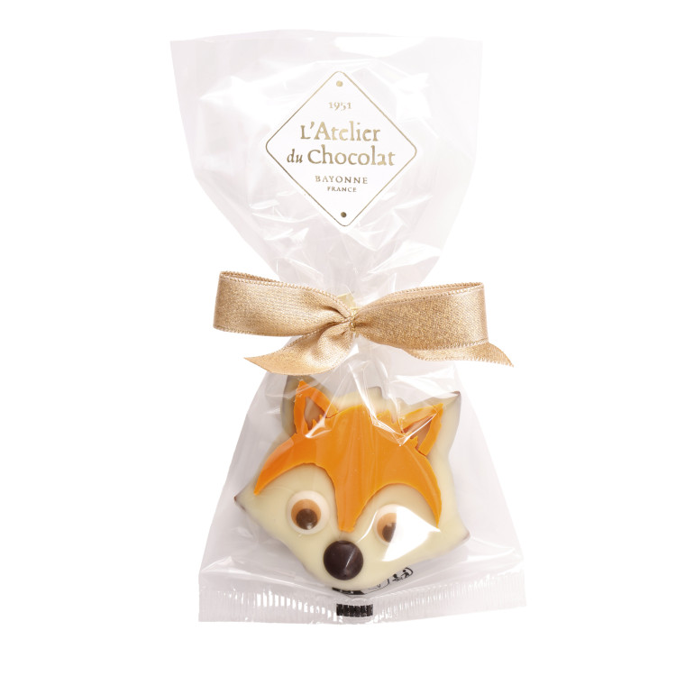 Renard praliné nature chocolat blanc