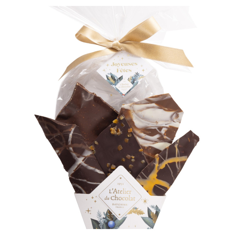 Coffret cadeau chocolat de Noël traditions gourmandes livraison rapide chocolats de noel meilleur chocolat artisanal