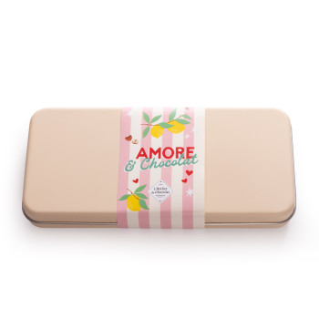 Plumier Amore bouchées praliné chocolat Saint-Valentin