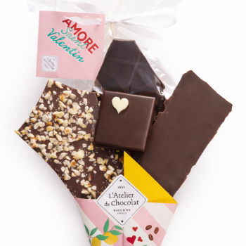 BOUQUET DE CHOCOLAT COLLECTOR SAINT VALENTIN CADEAU ORIGINAL CHOCOLATS ST VALENTIN ATELIER DU CHOCOLAT