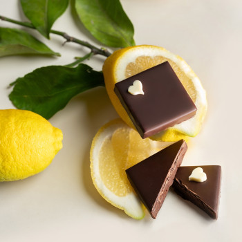 Bouquet de chocolat saint valentin et sa bouchée limoncello