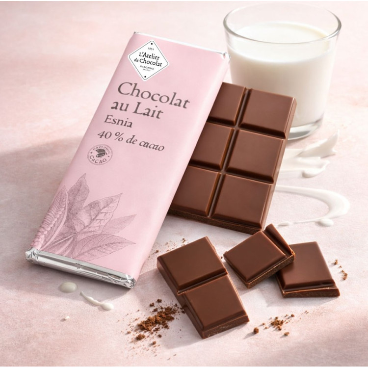 Tablette chocolat au lait Esnia