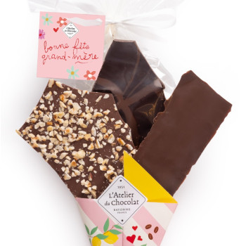 BOUQUET DE CHOCOLAT BONNE FÊTE MAMIE FETE DES GRANDS MERES CADEAU ORIGINAL ATELIER DU CHOCOLAT