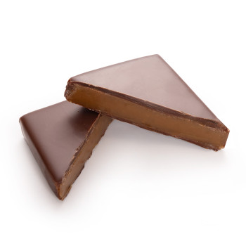 Bouchée banoffee caramel banane tonka chocolat au lait