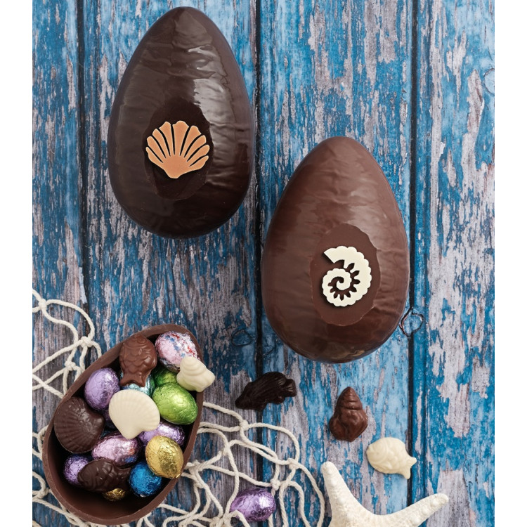 oeuf de paques oeuf tresor de l'ocean la peche miraculeuse de paques atelier du chocolat livraison chocolats de paques