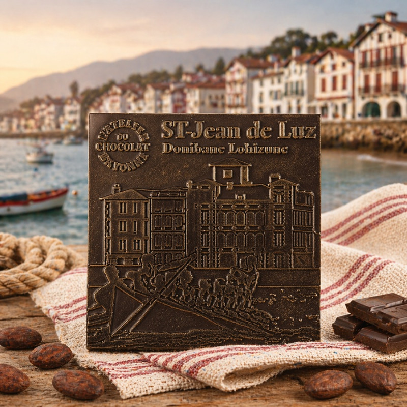 Carré chocolat noir Saint-Jean-de-Luz