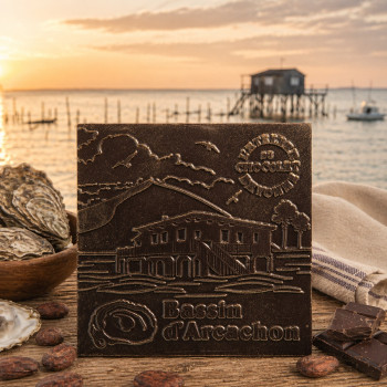 Carré chocolat noir Bassin d'Arcachon
