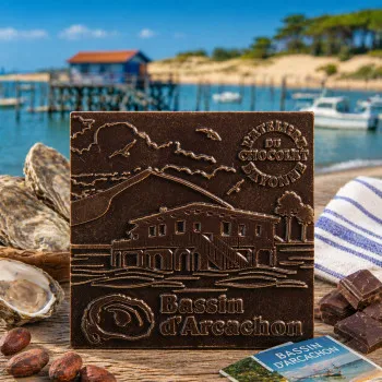 Carré chocolat noir Bassin d'Arcachon