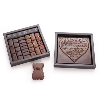 Composition chocolat Un amour de Maman coffret cadeau Bonne Fête Maman