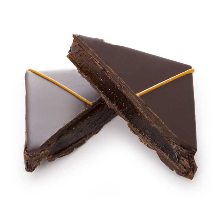 Bouchée mangue piment chocolat noir livraison chocolat artisanal cadeau chocolat ganache fruitée livraison sous 24h