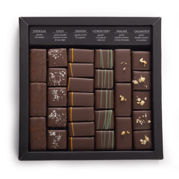 Boîte de chocolats 100% lait Bonne Fête Papa
