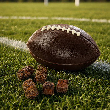 Ballon de rugby au chocolat atelier du chocolat
