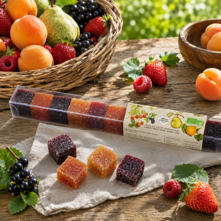 Pâtes de fruits artisanales bio