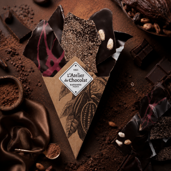 Bouquet de Chocolat 100% noir livraison chocolat premium chocolat noir exception atelier du chocolat
