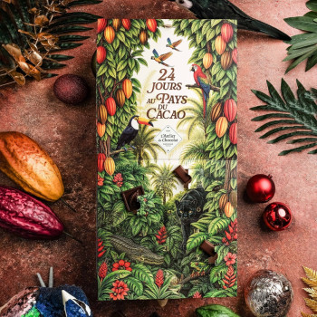 Calendrier de l’Avent chocolat à partager à deux cadeau chocolat Noël livraison 24h
