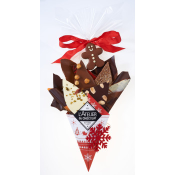 Bouquet de chocolat Noël et sa bouchée pain d'épices