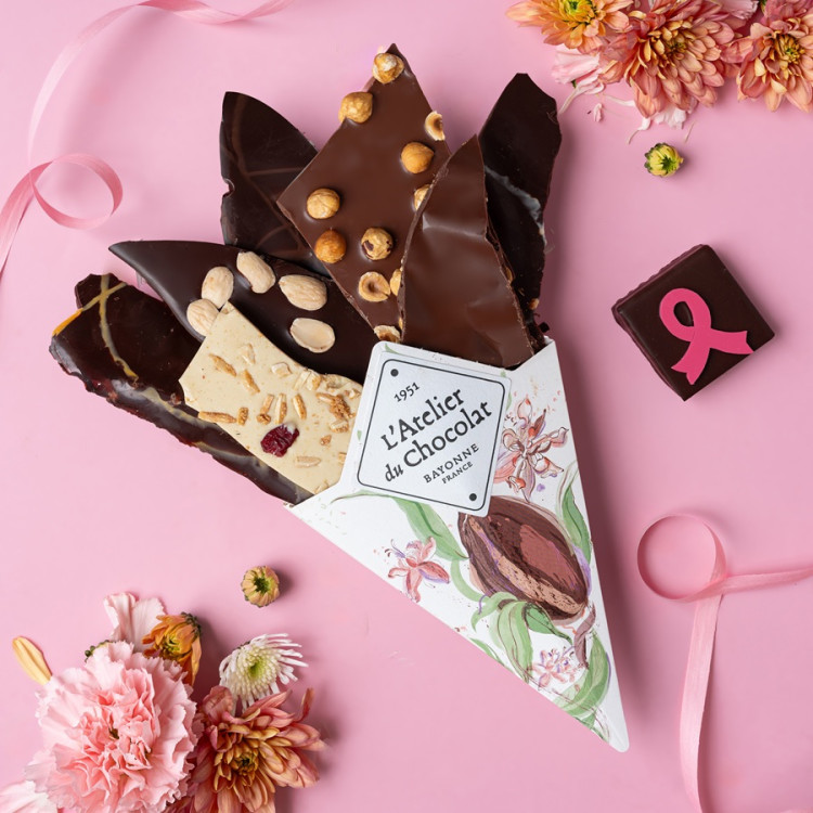 Cadeau chocolat solidaire Octobre Rose