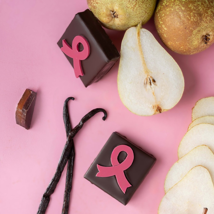 Coffret chocolat solidaire Octobre Rose au profit de l’association Ruban Rose