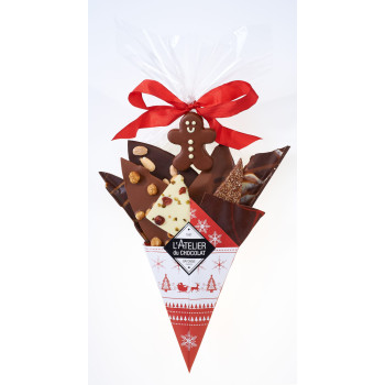 Bouquet de chocolat Noël et sa bouchée pain d'épices