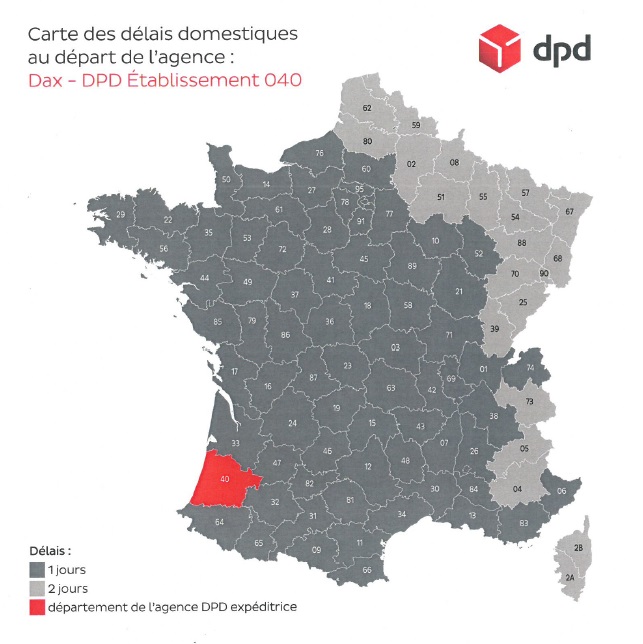 France métropolitaine et Europe  Livraison rapide et sécurisée de vos chocolats